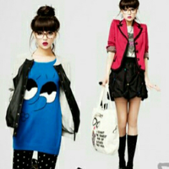 F21 Blue Sweater Dress