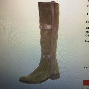 Green Hunter Suede Boots