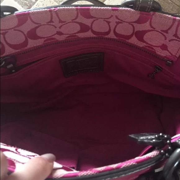 Authentic pink patchwork Coach purse. - Picture 3 of 3