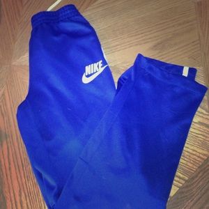 Blue nike sweats
