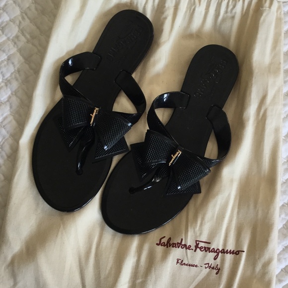 Salvatore Ferragamo Balli Jelly Flip Flops