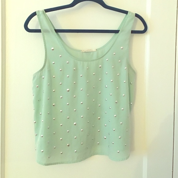 Forever 21 mint green tank