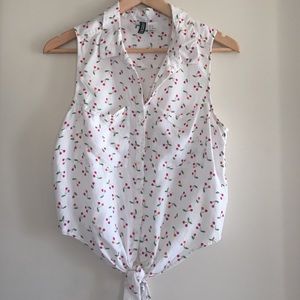 50's style button down tank