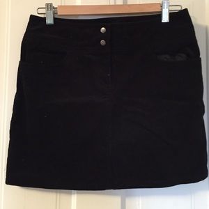 Laundry by Shelli Segal Black corduroy skirt sz 2
