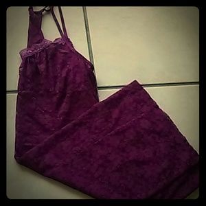 Purple Lace Babydoll.
