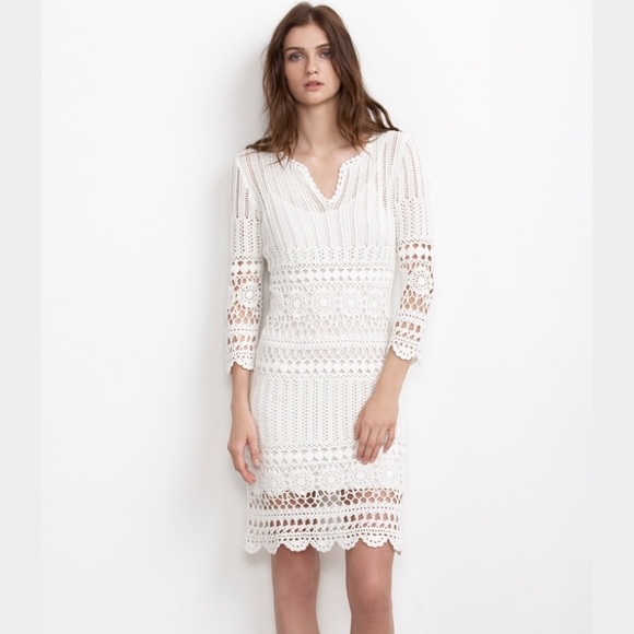 Crochet White Dress