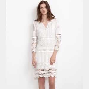 Crochet White Dress