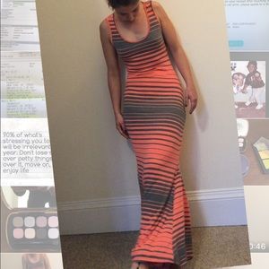 Cut out back, scater bottom dress