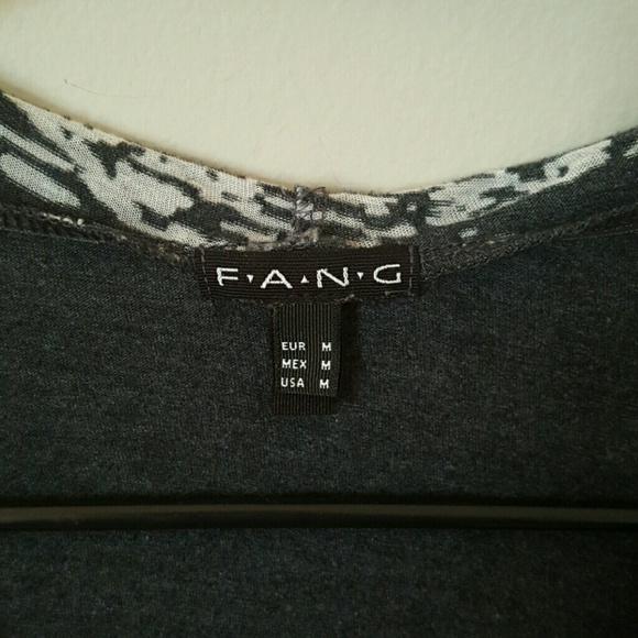 FANG Long Sleeve Beaded/Sequin T-shirt w/ Hood - Picture 3 of 4