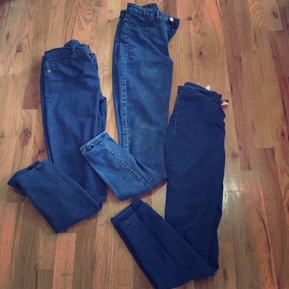 3 Pairs Skinny Jeans