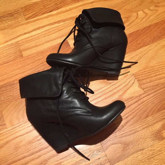 Nine West Wedge Booties