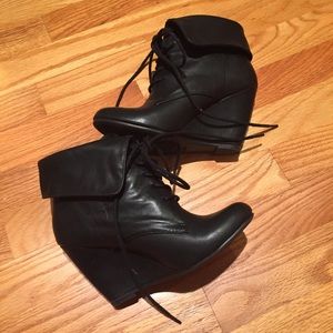Nine West Wedge Booties