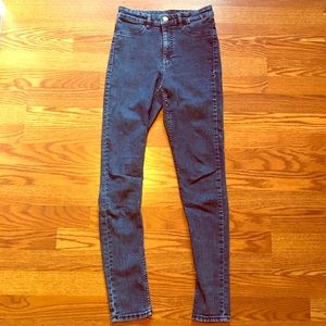 High waisted jeggings