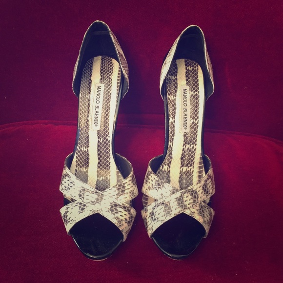 Python Manolo Blahniks
