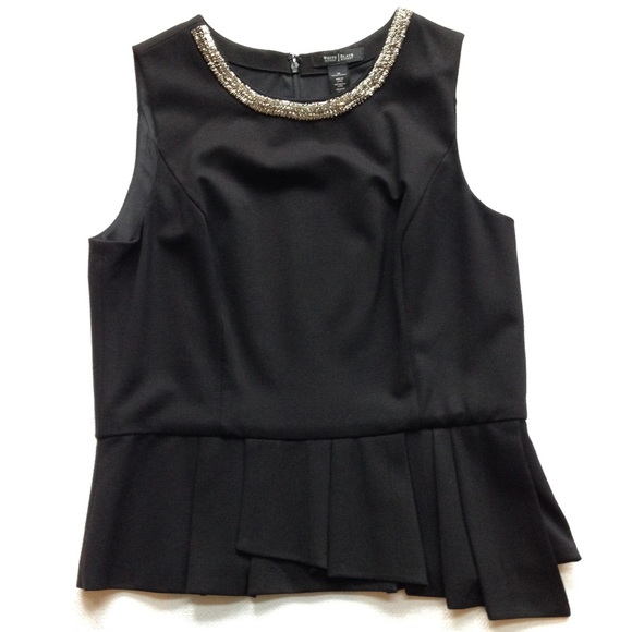 Size 14 White House Black Market Formal Top - Picture 2 of 3