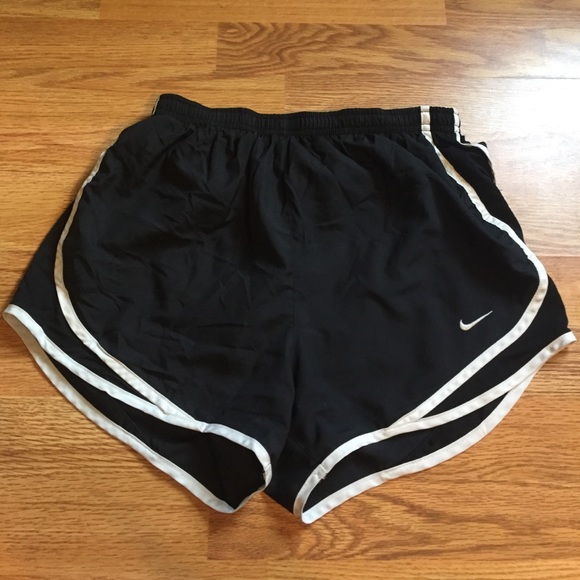 Nike black running shorts.