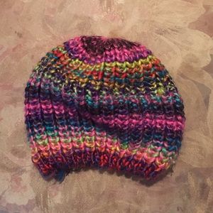 Rainbow beanie
