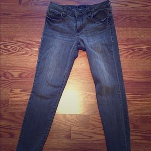 Gray skinny jeans