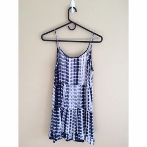Tie dye cross back sundress