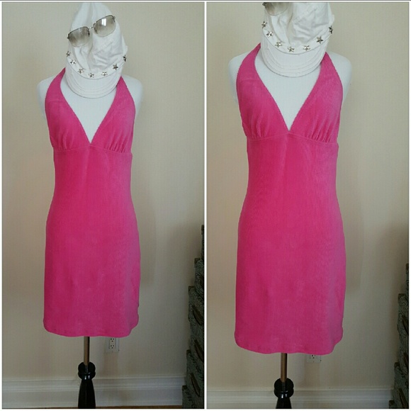 La Blanca by Rod Beattie Pink Halter Swimsuit Cover-Up - Picture 2 of 5