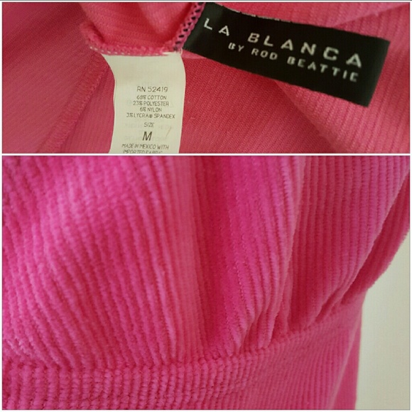 La Blanca by Rod Beattie Pink Halter Swimsuit Cover-Up - Picture 5 of 5