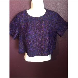 Retro styled crop top