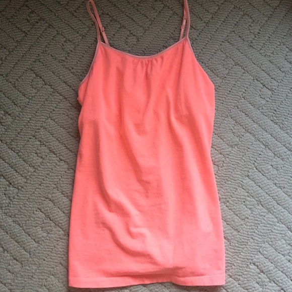 Neon coral camisole
