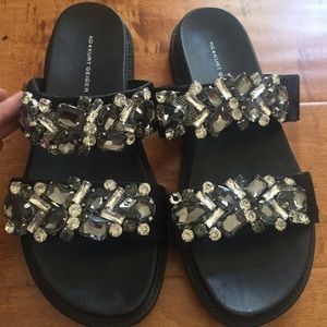Kurt Geiger jeweled sandals
