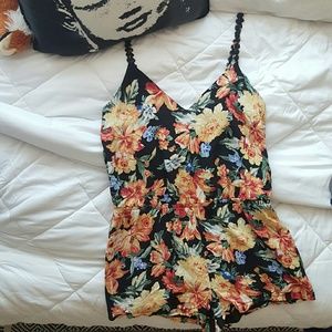 Forever 21 Floral Romper