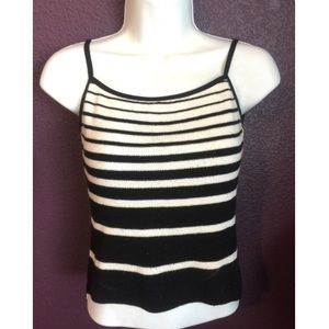Forever 21 black & white tank top