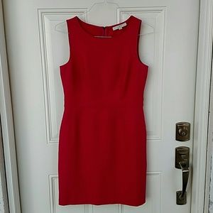 Loft dress in dark pink size 8