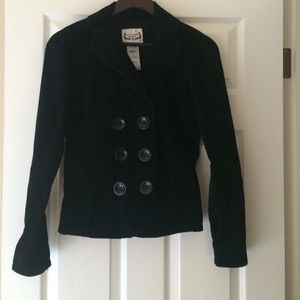 Black courduroy jacket