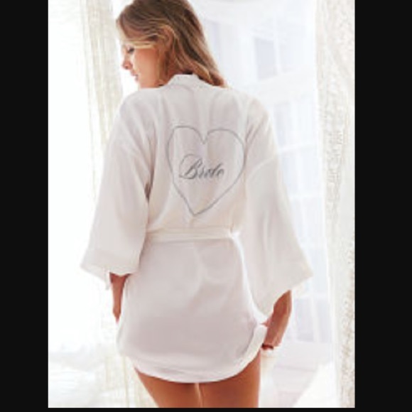 Purchased on Merc! NWOT VS white Bride Robe