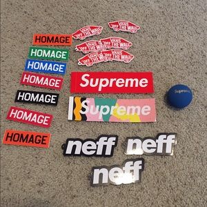Stickers and supreme ball