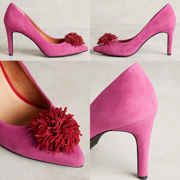 NWT Lien.Do by Seychelles Pink Starburst Pumps - Picture 3 of 3