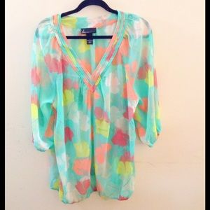 Sheer Blouse (Lane Bryant PLUS SIZE)