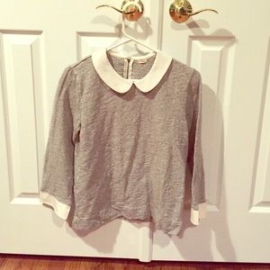 j crew Peter Pan style shirt
