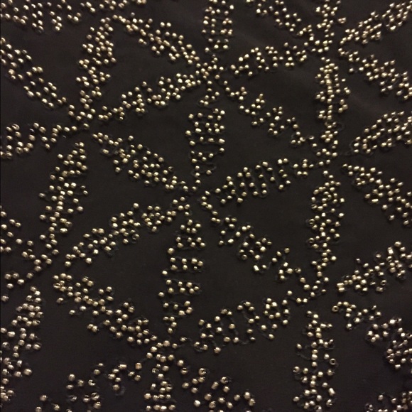 Black silver studded shorts - Picture 2 of 4