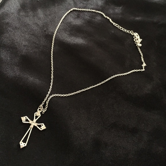 Beautiful crystal studded cross