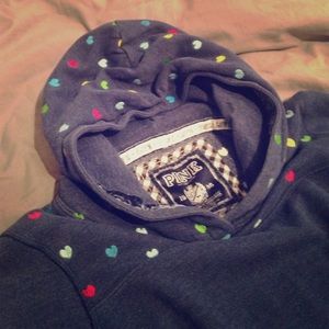 VS PINK HEART DETAILED hoodie!