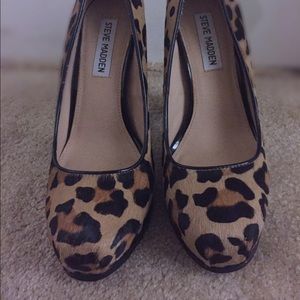 Steve Madden Leopard Platforms