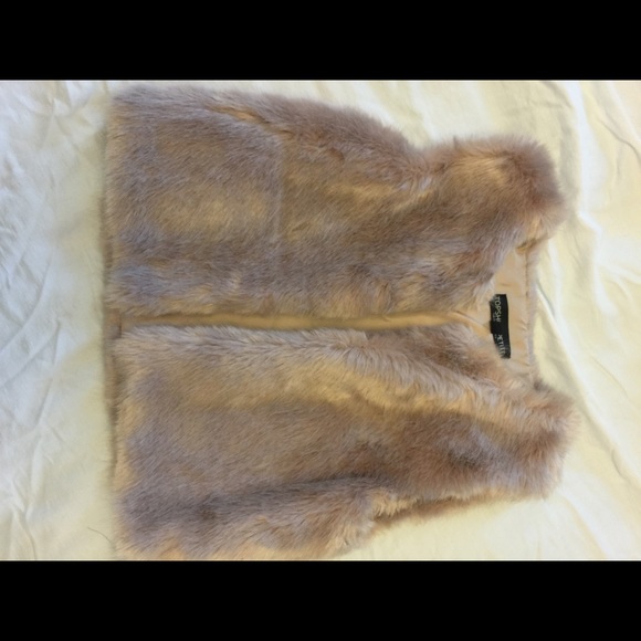 Top shop faux fur vest