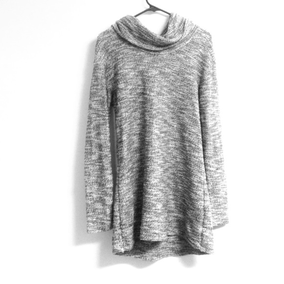 Grey Cowlneck Sweater