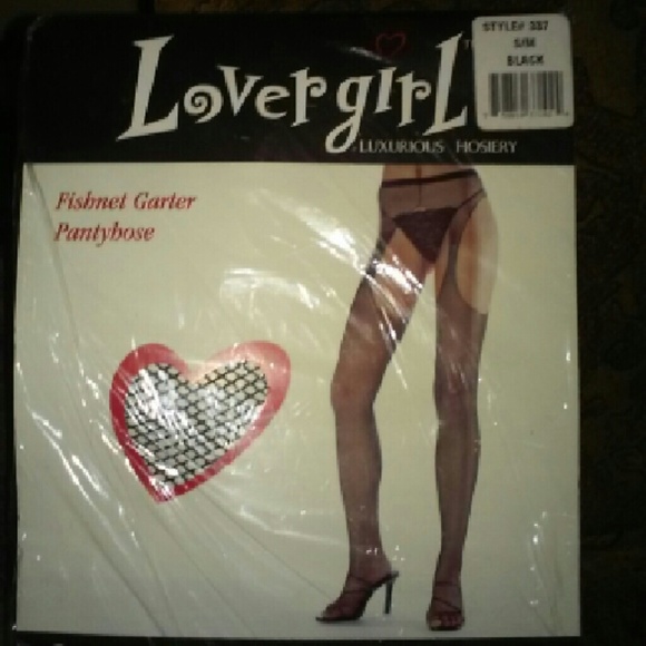 Lovergirl fishnet garter pantyhose