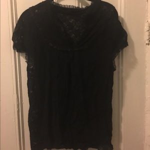 Black Lace Top