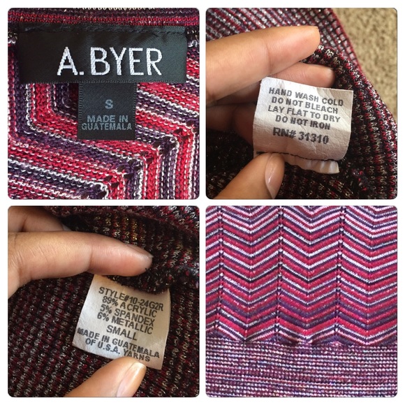 Red Colorful Aztec Top - Picture 4 of 4