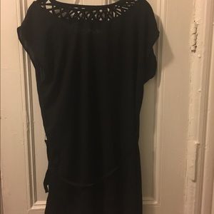 Forever 21 Black Tunic Top