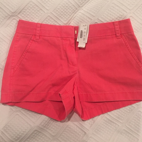 bright red shorts