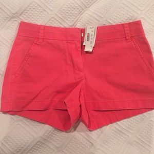 bright red shorts