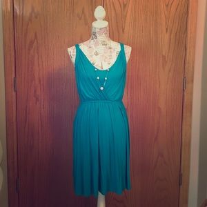 Turquoise LOFT dress 🎀FINAL SALE🎀